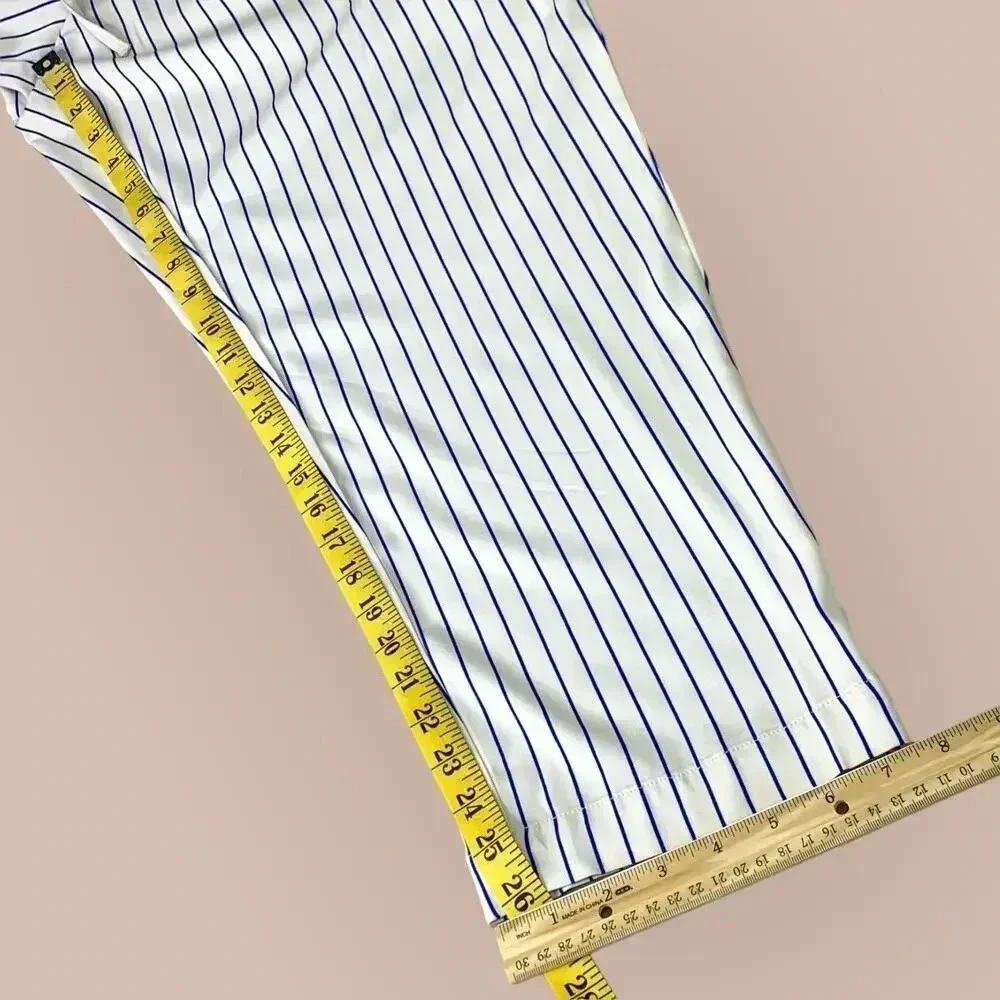 Torrid New Tapered Lightweight Lounge Pants Stretchy 2X Blue White Stripes - Picture 11 of 16